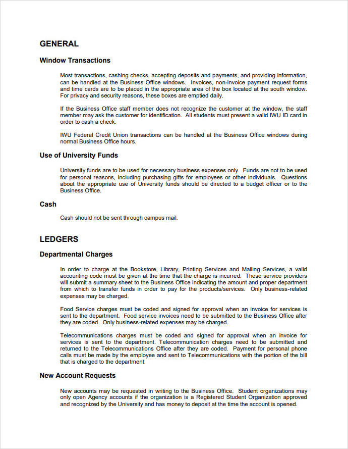 Accounting General Ledger Template