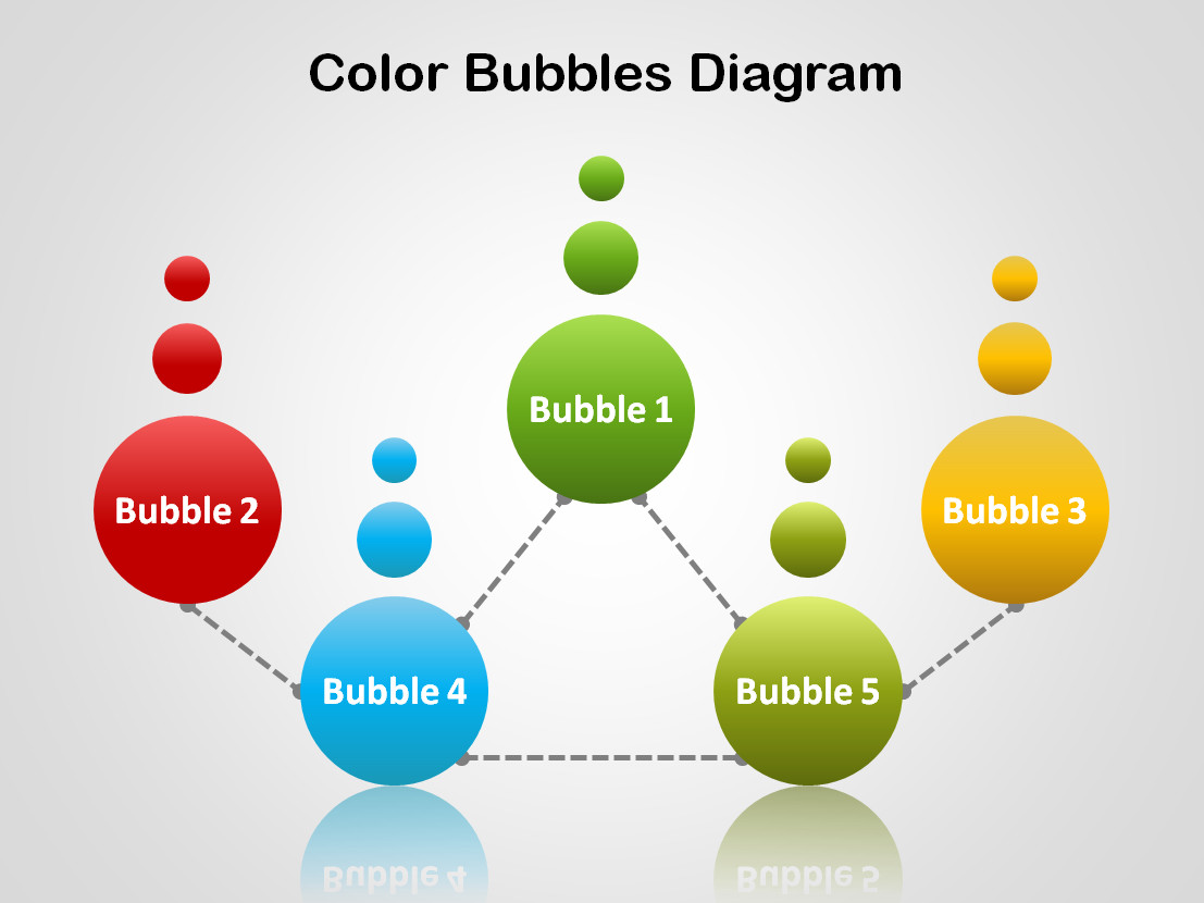 Color Bubbles Diagram Template