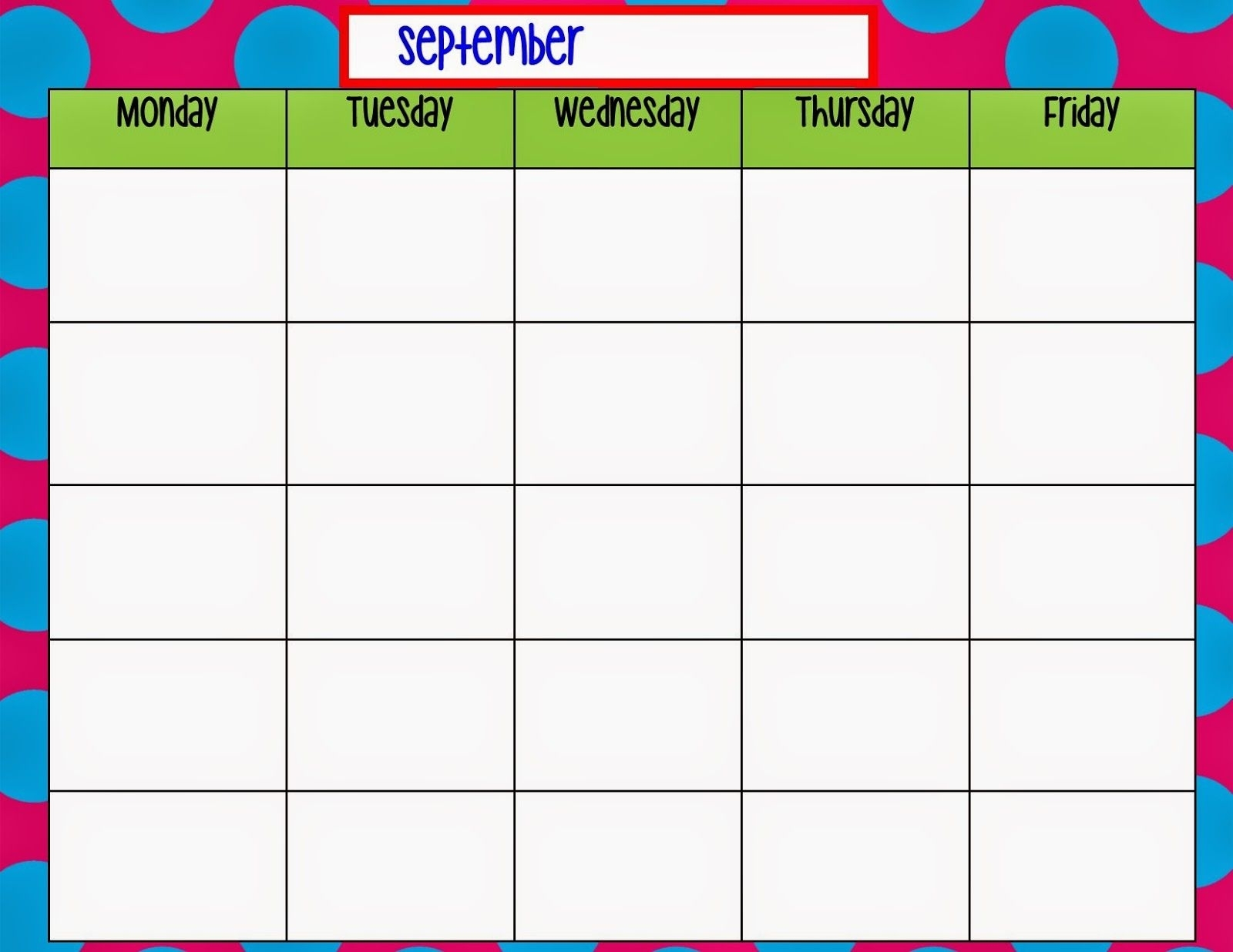 Printable Sunday Thru Saturday To Do List Calendar