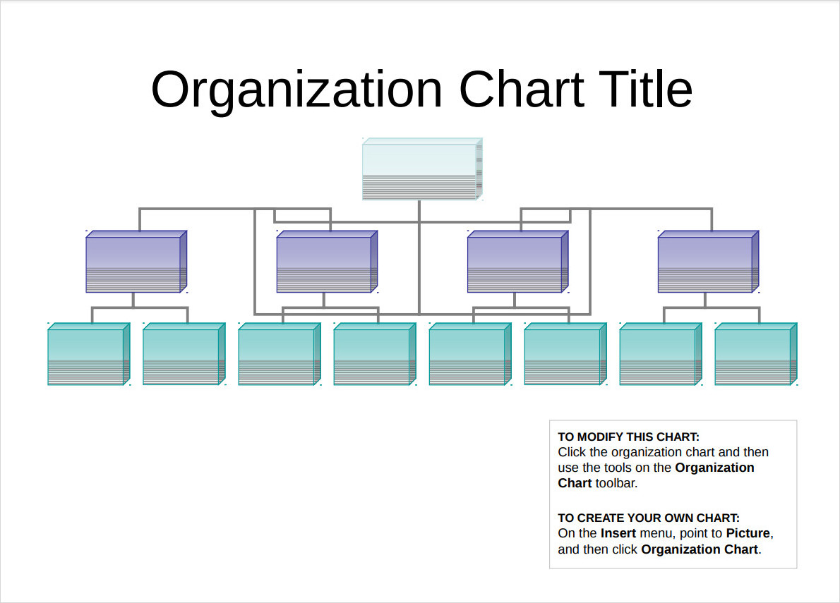 General Organizational Chart Template