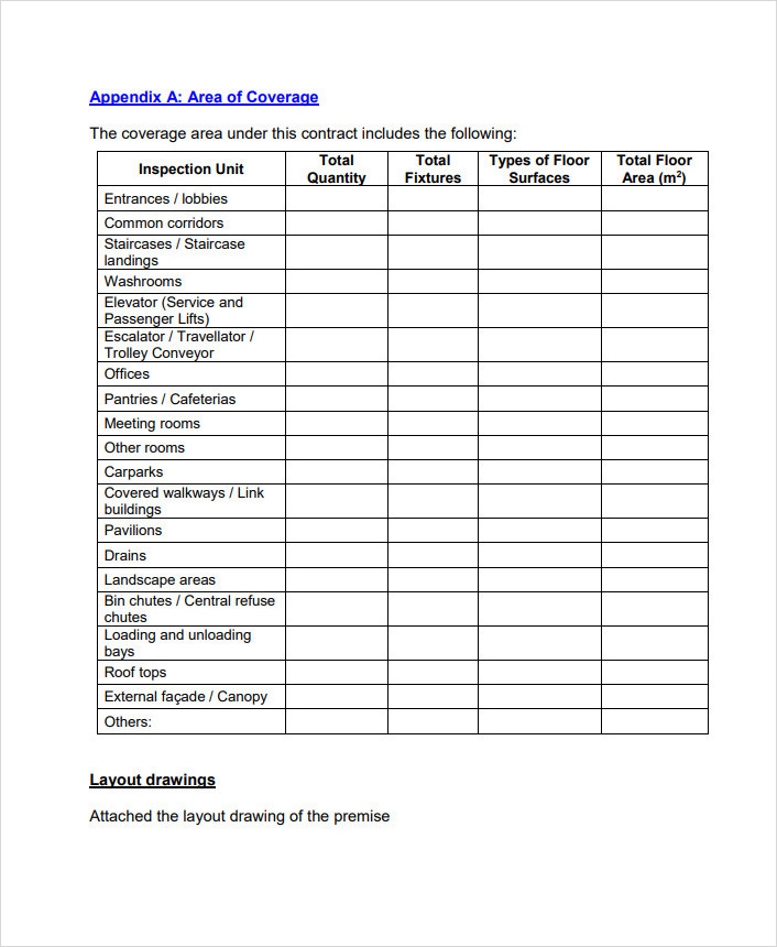 Guide on Specifications for Window Cleaning Contract