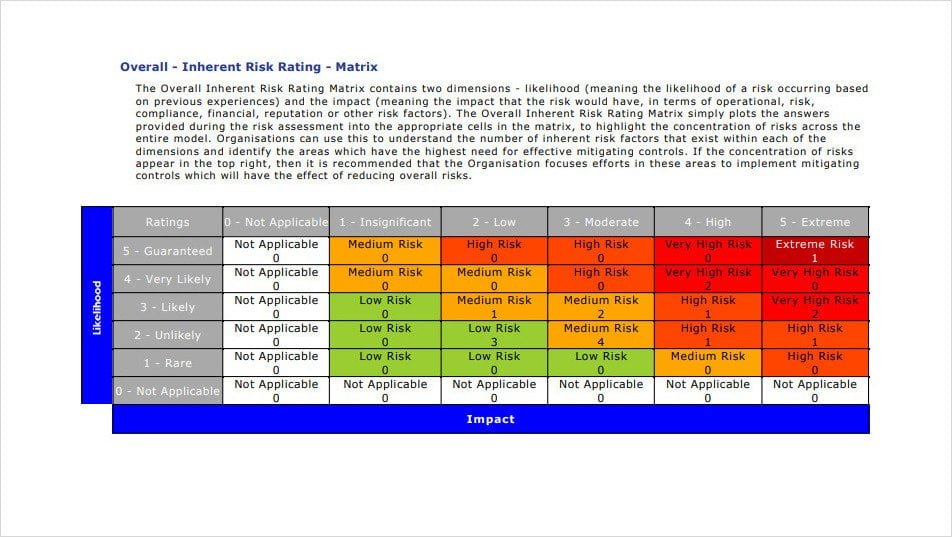 IT Risk Assessment Report Template