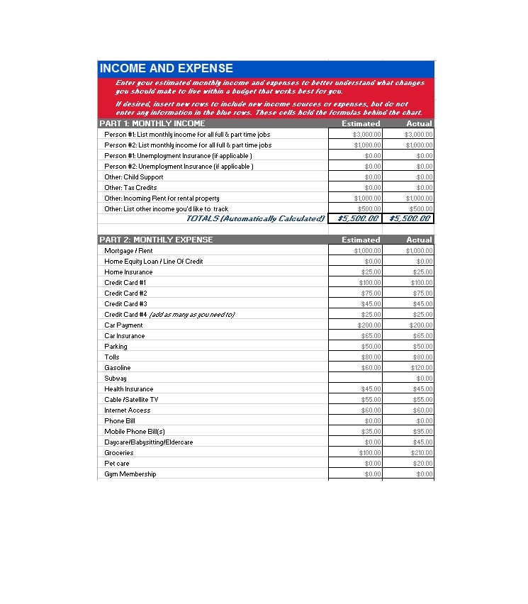 Income and Expense Ledger 38