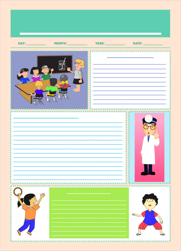 Newspaper for Kids Template