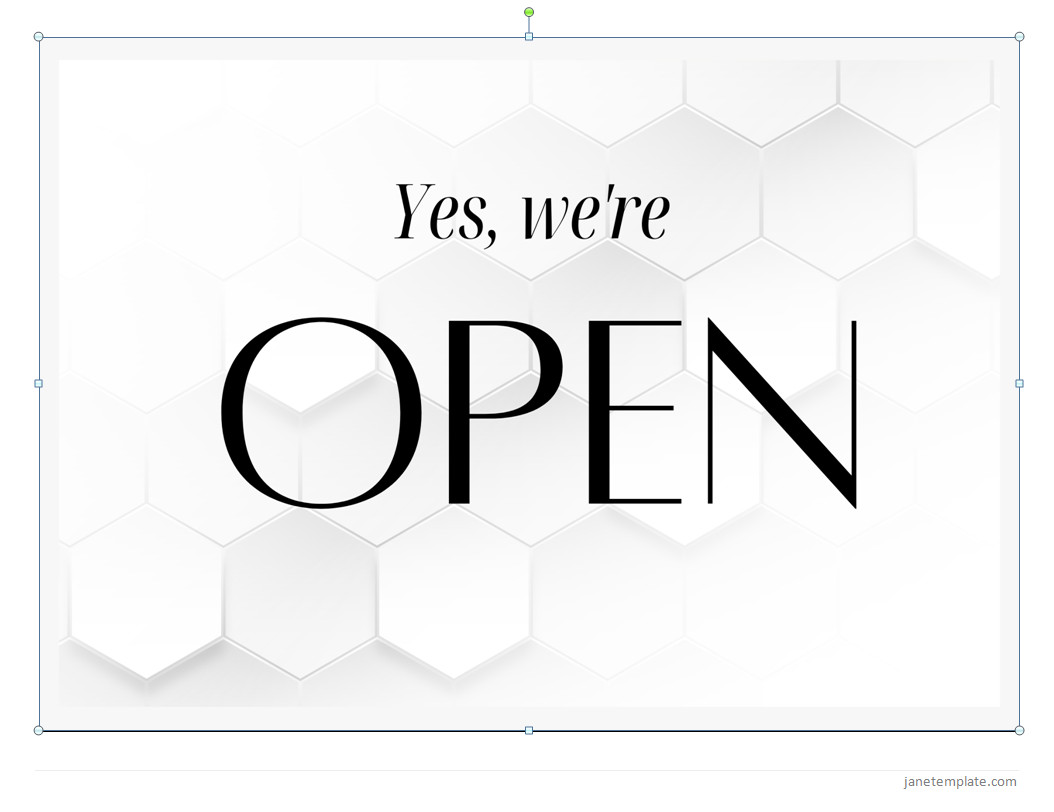 Sample Open and Closed Signs Template Featuring Customizable Designs for Storefronts