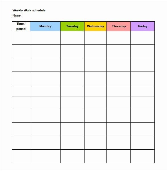 Sample of Printable Sunday To Do List Template