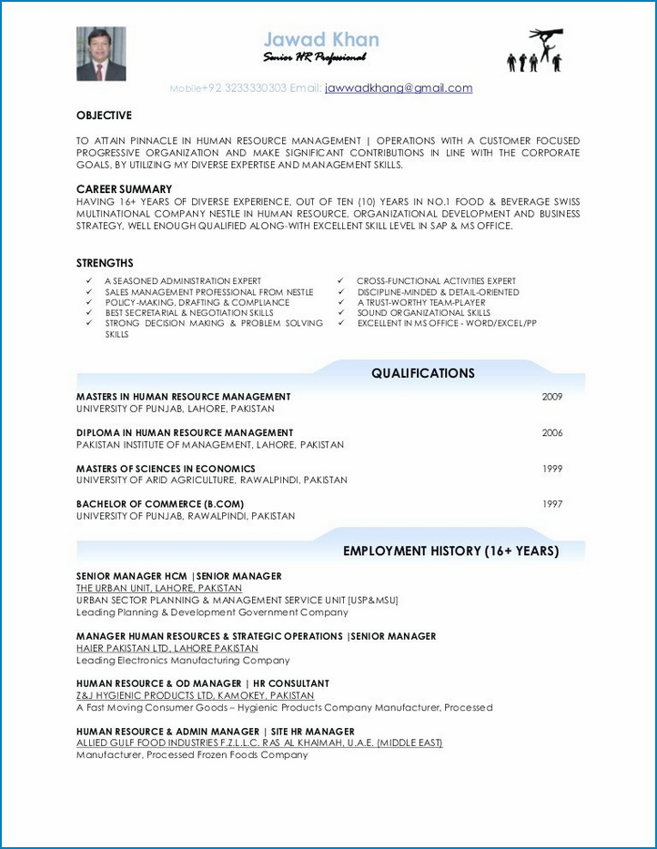 Sample of Resume Template with No Work Experience