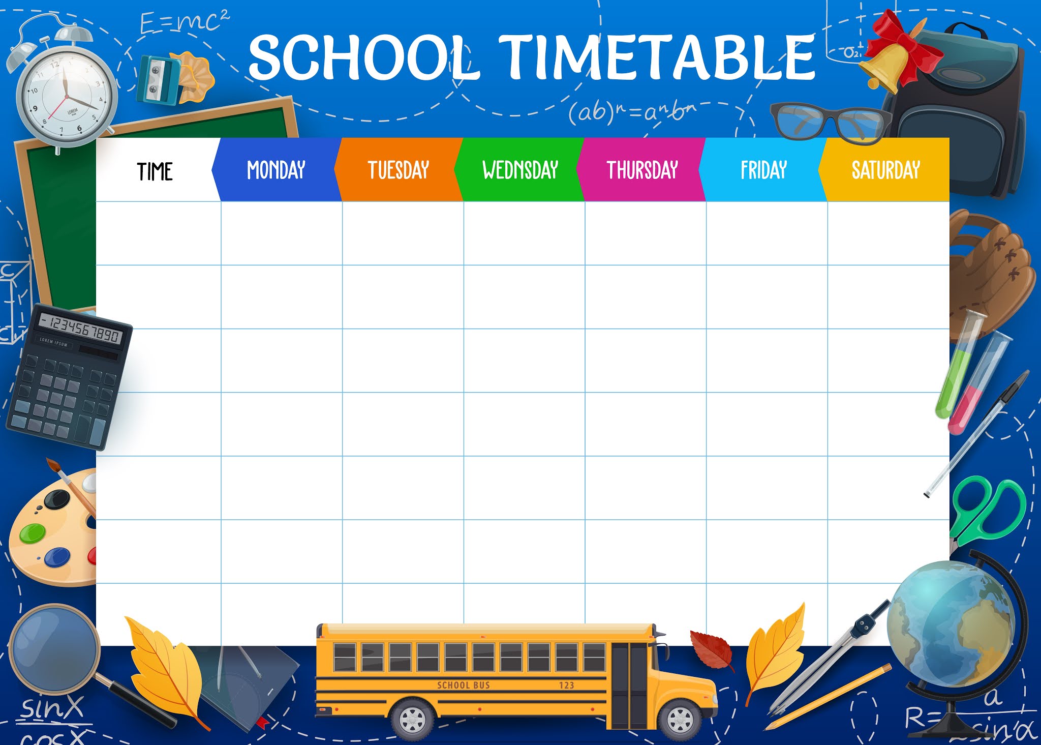 Timetable For Kids