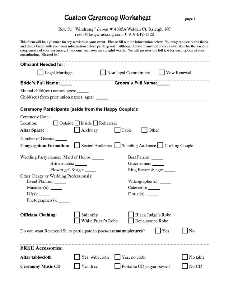 Wedding Planner Agreement Template Sample