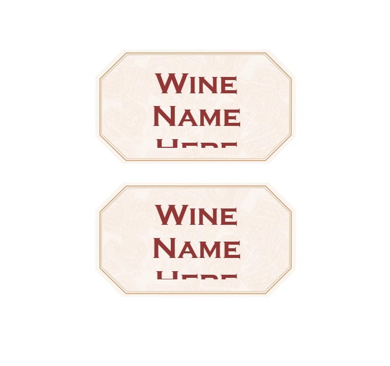 Wine Label Template 11