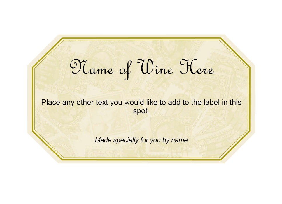 Wine Label Template 36