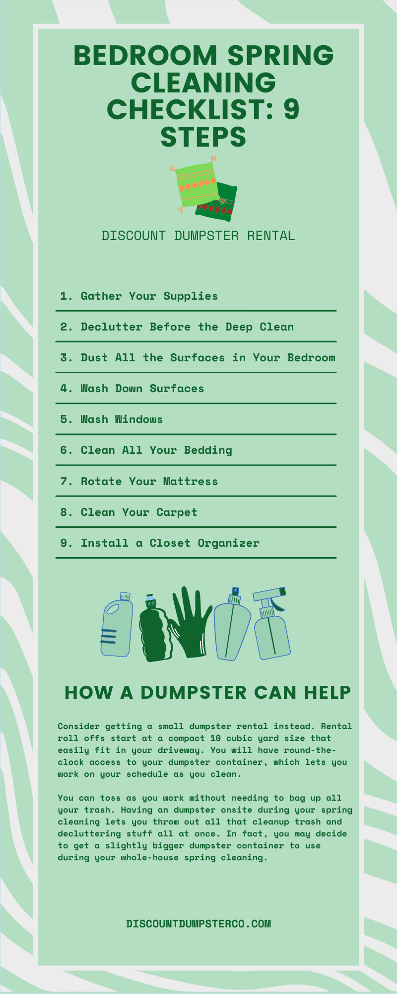 sample room cleaning checklist template