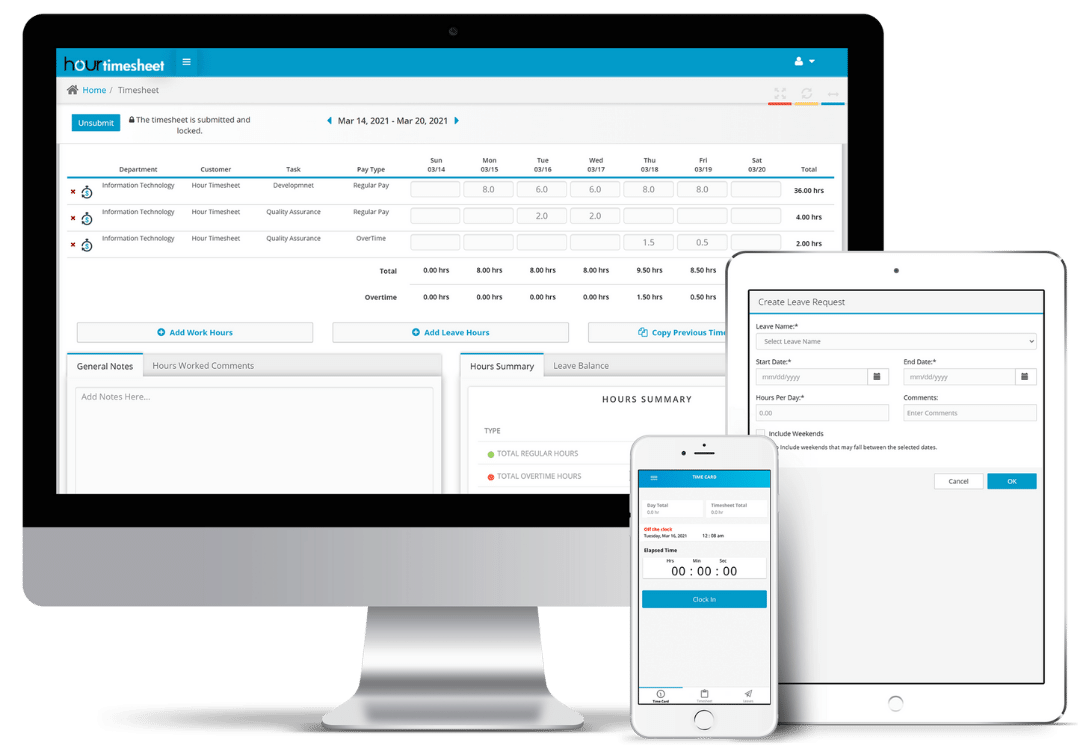 sample hour timesheet template