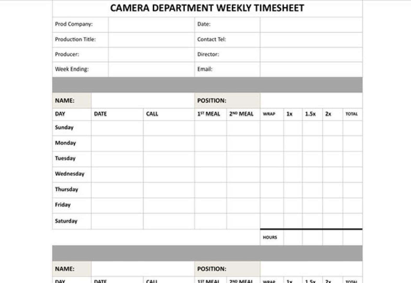 sample crew timesheet template