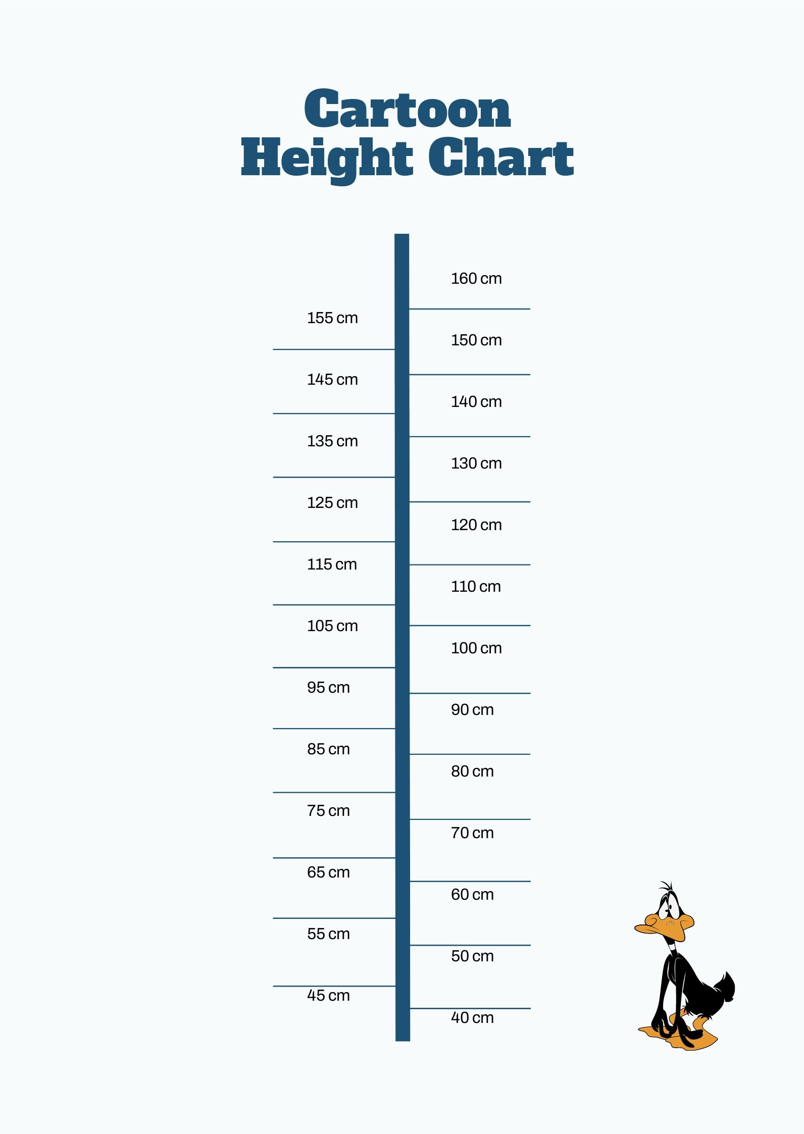 sample height chart template