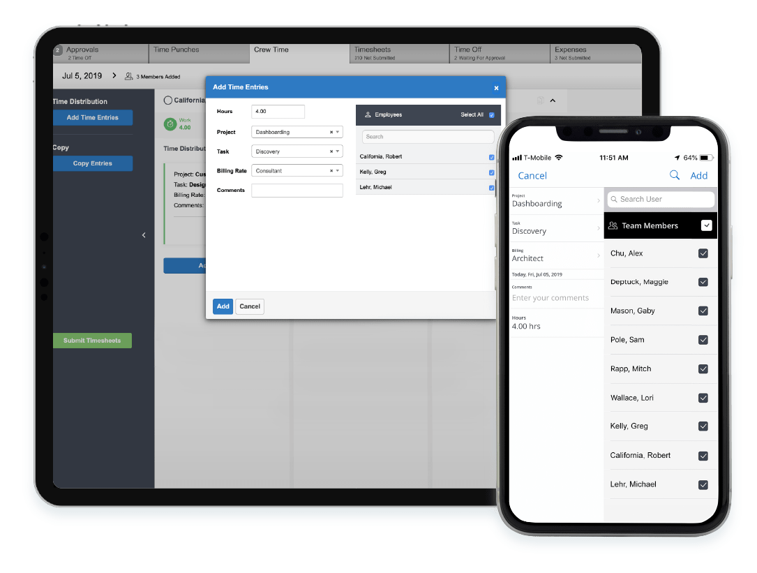 sample crew timesheet template