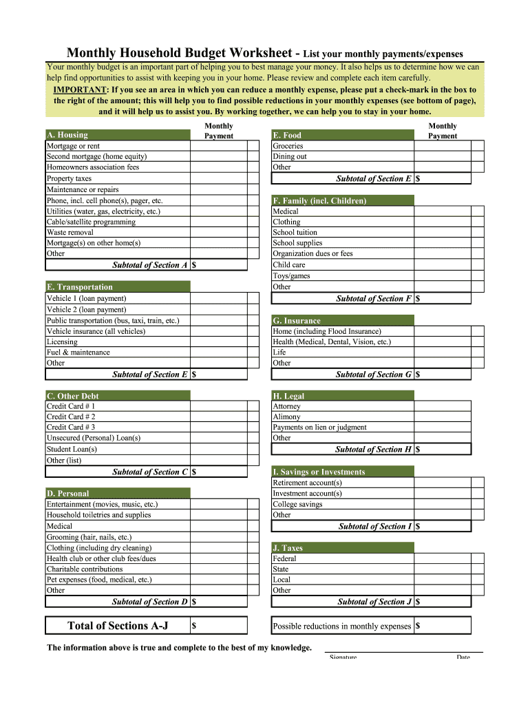 sample home health care budget template