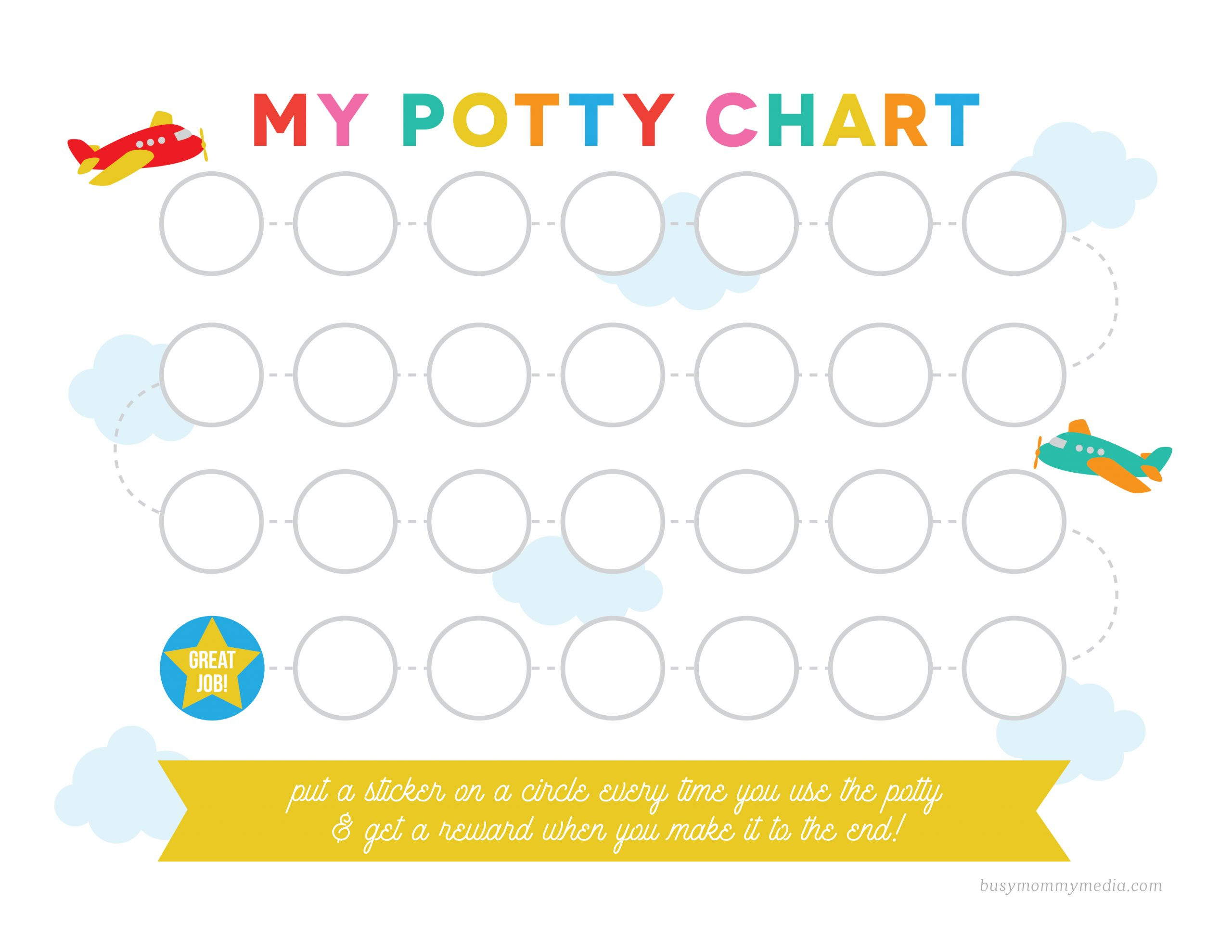 sample toilet chart template