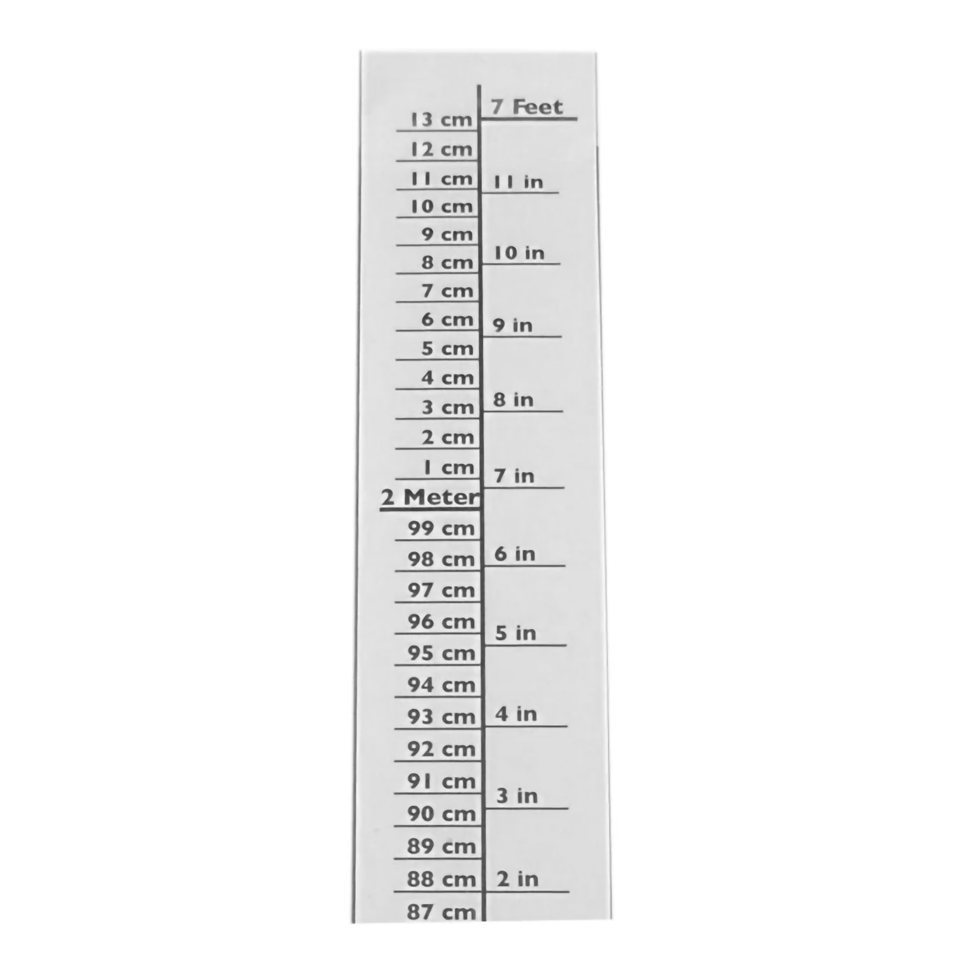 sample height chart template