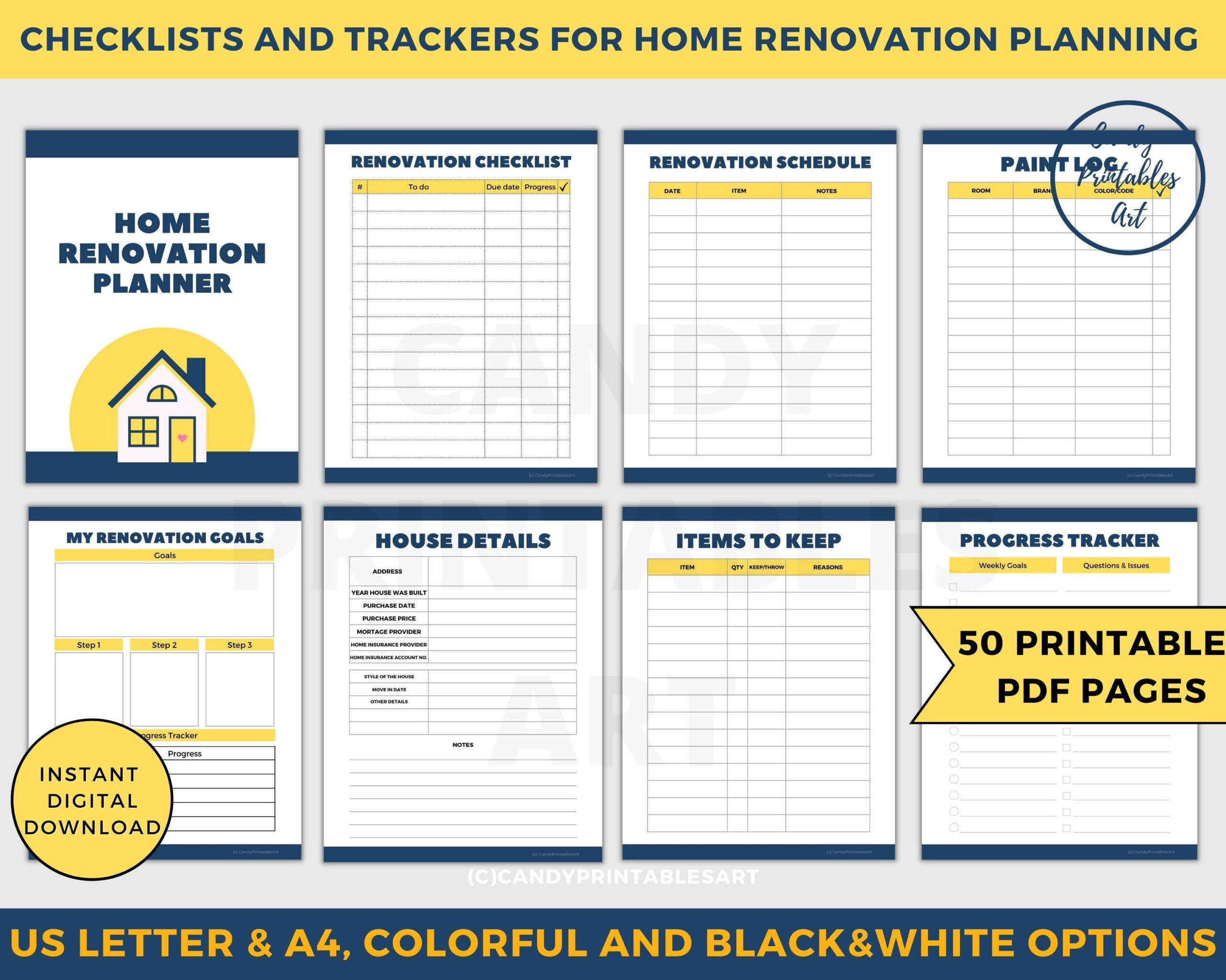 sample Home Renovation Checklist Template