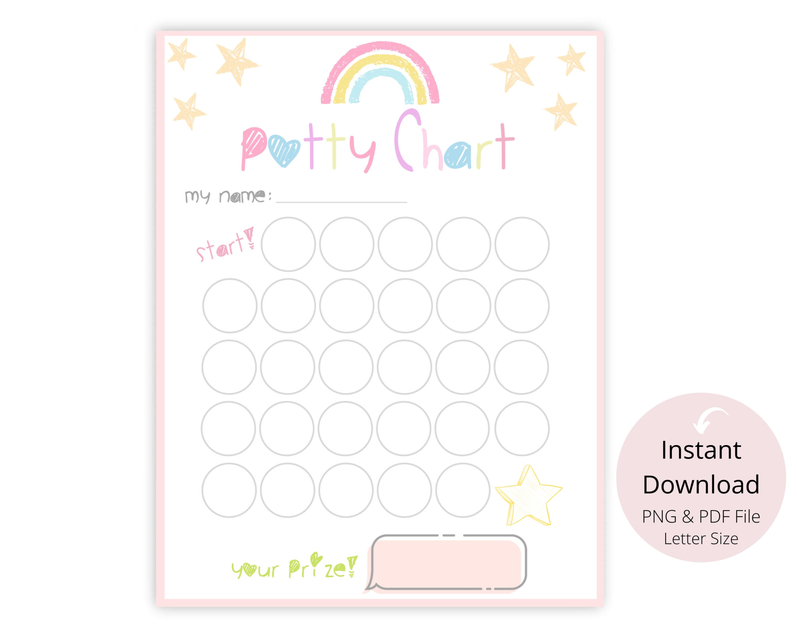 sample toilet chart template