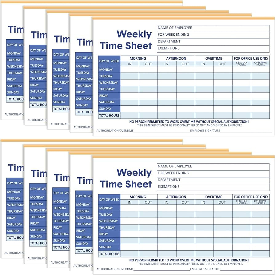 sample office timesheet template