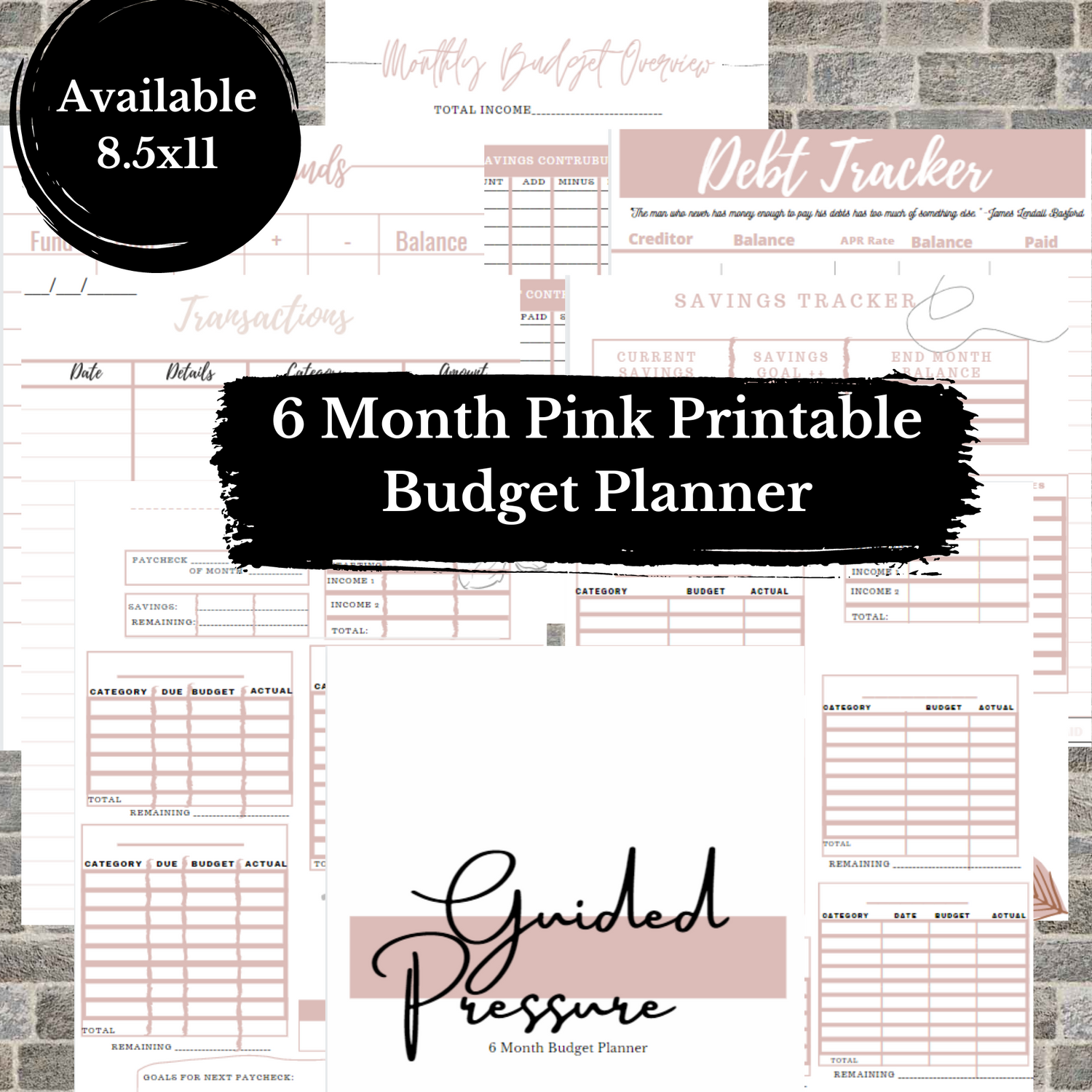 sample 6 month budget template