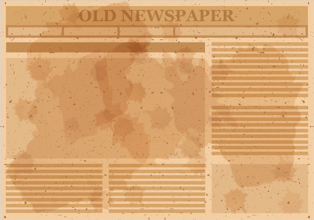 old newspaper recycle example