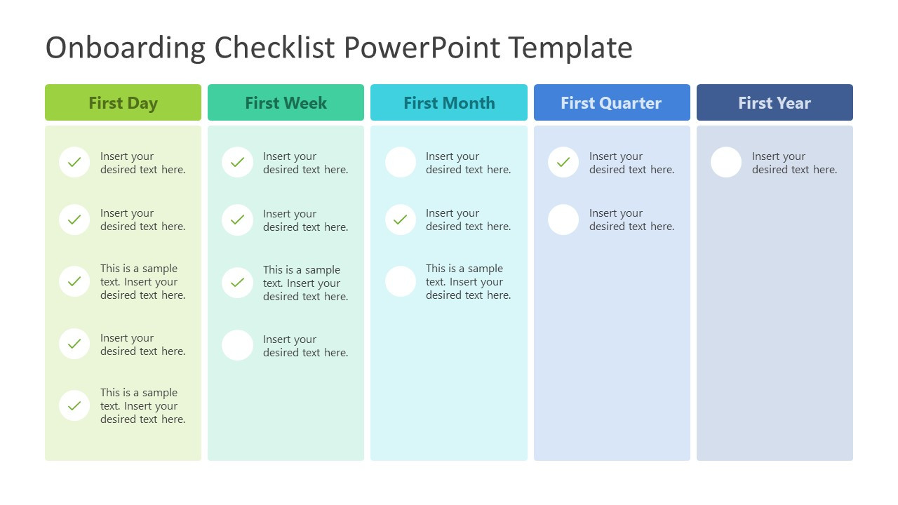 sample onboarding process checklist template