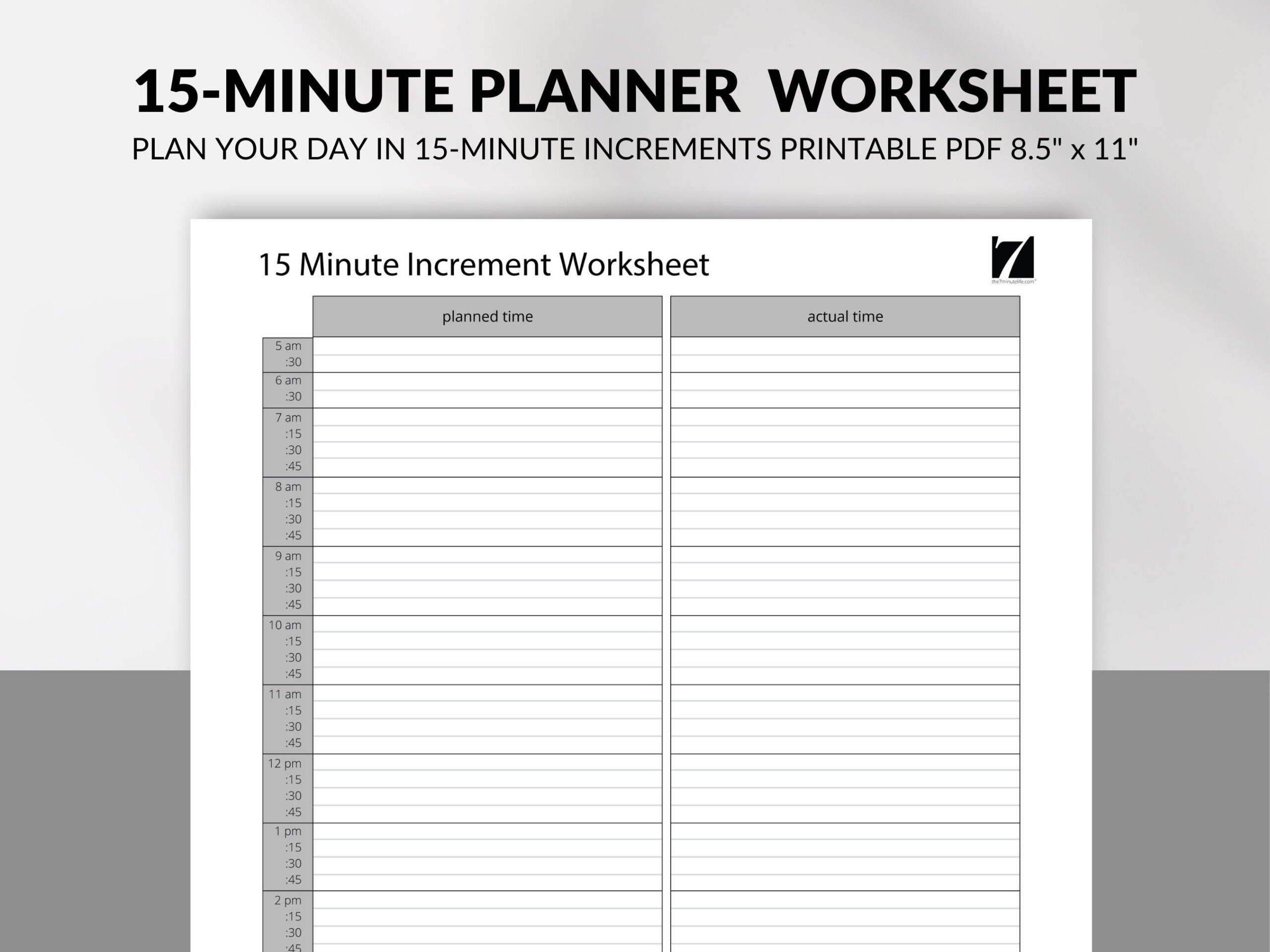 sample 15 minute timesheet template