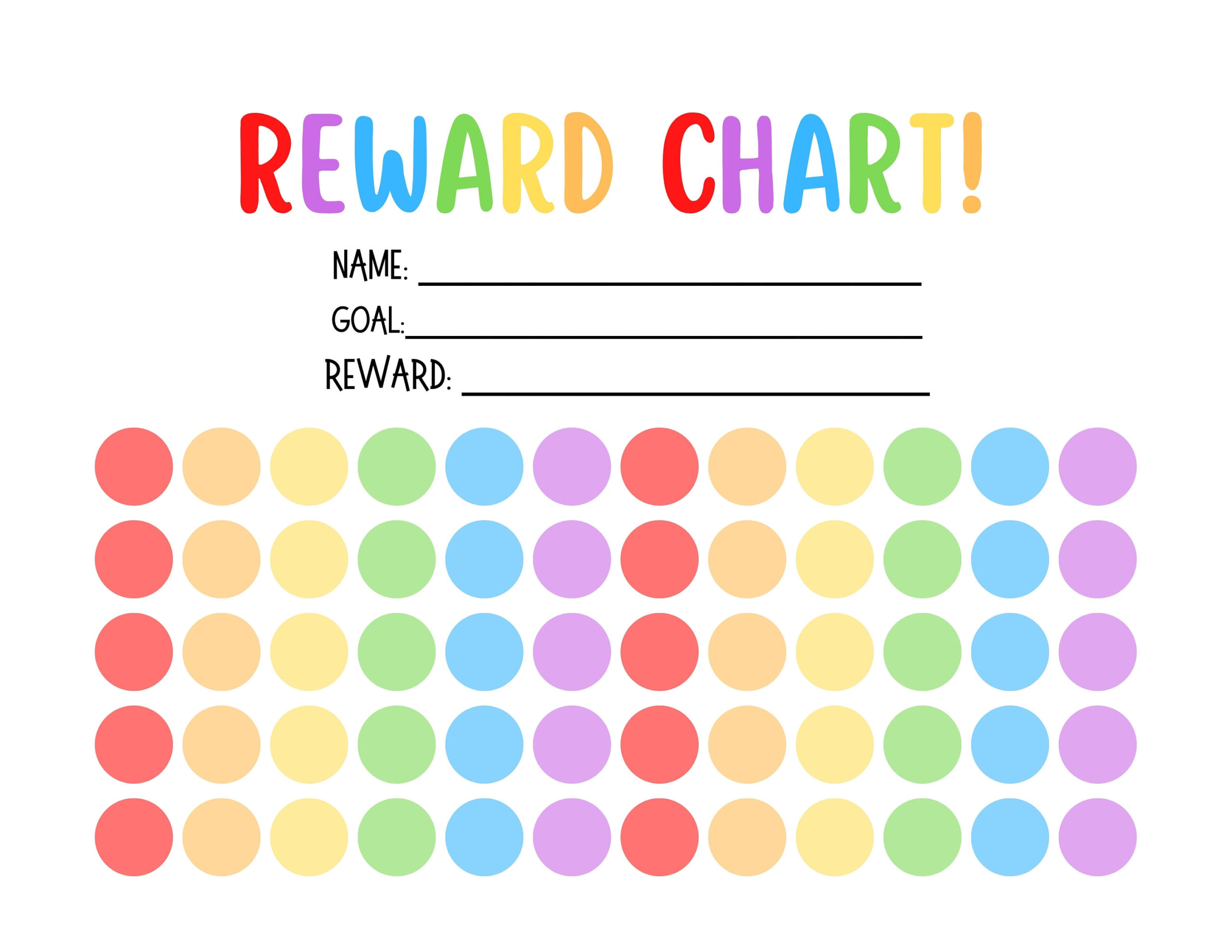 sample sticker chart template