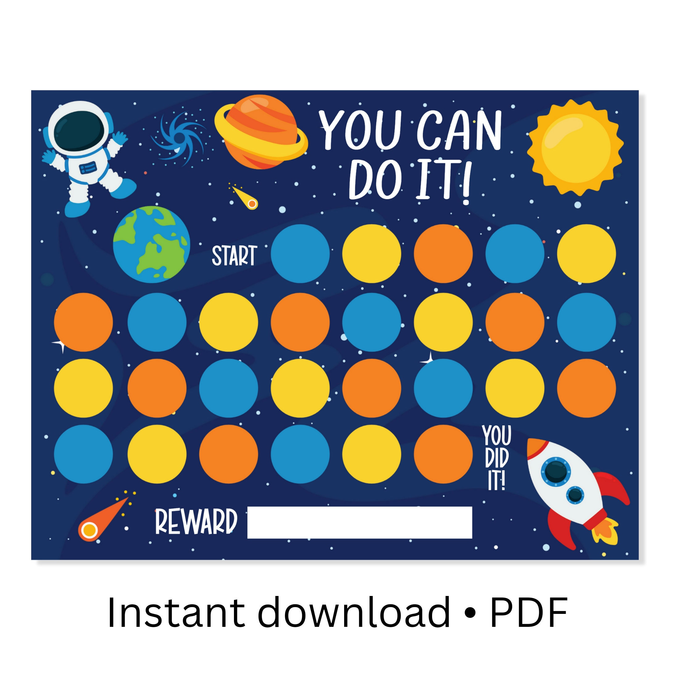 sample reward chart template