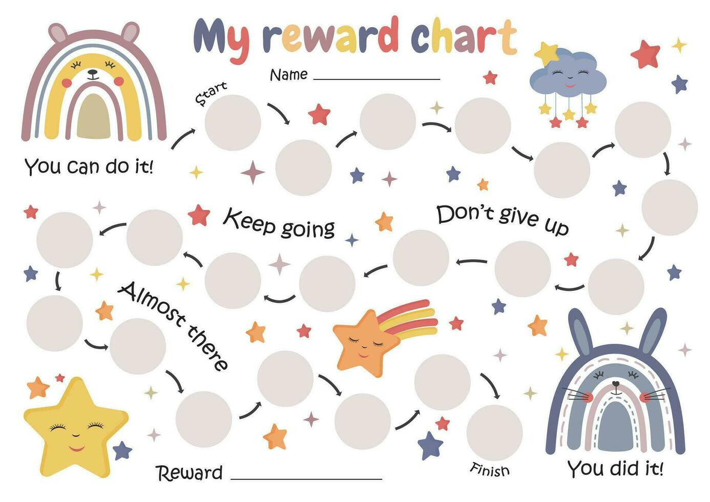 sample reward chart template