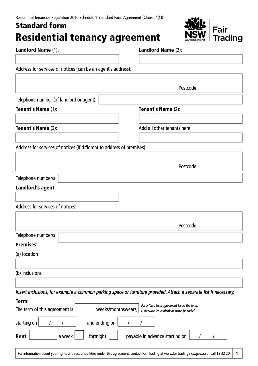 room rental agreement 06