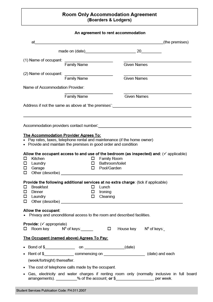 room rental agreement 17