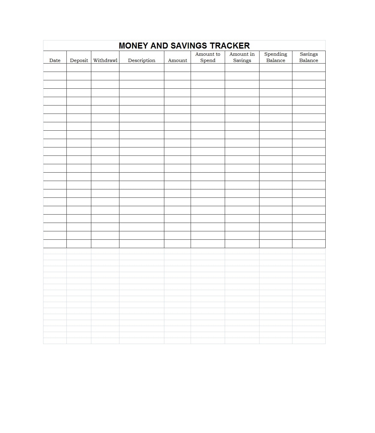 savings tracker 11