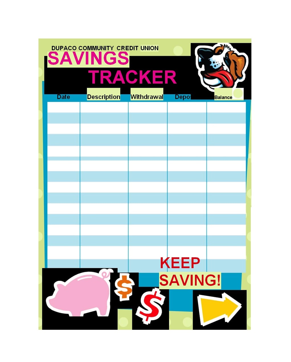 savings tracker 13