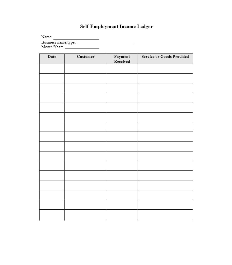 self employment ledger template 03