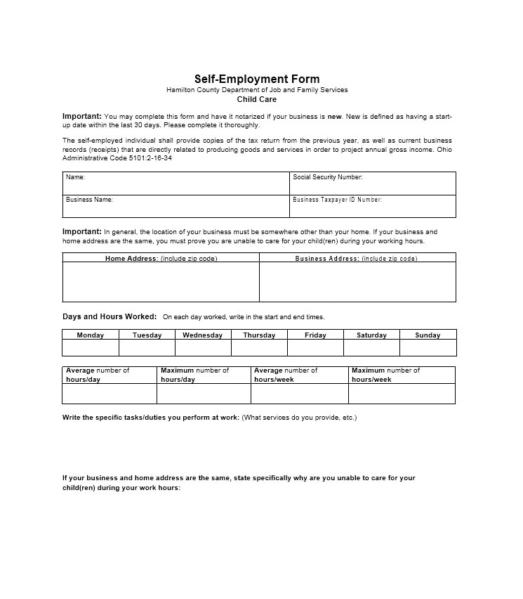 self employment ledger template 05