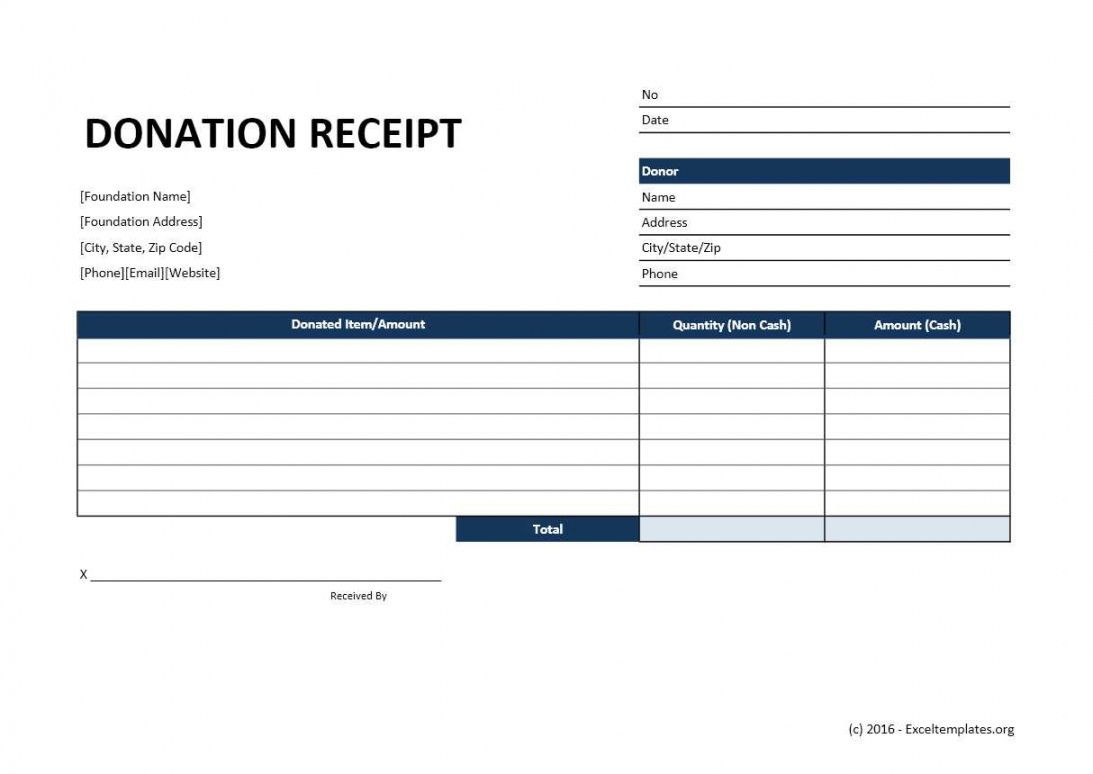 sample sponsorship receipt template