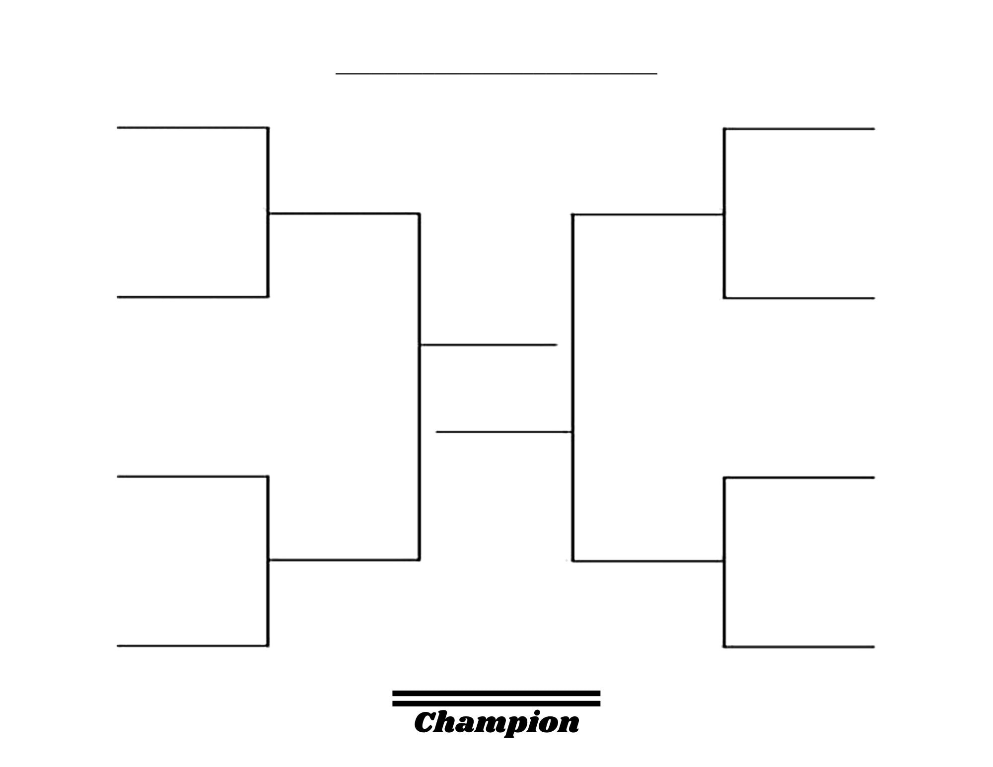 sample tournament chart template