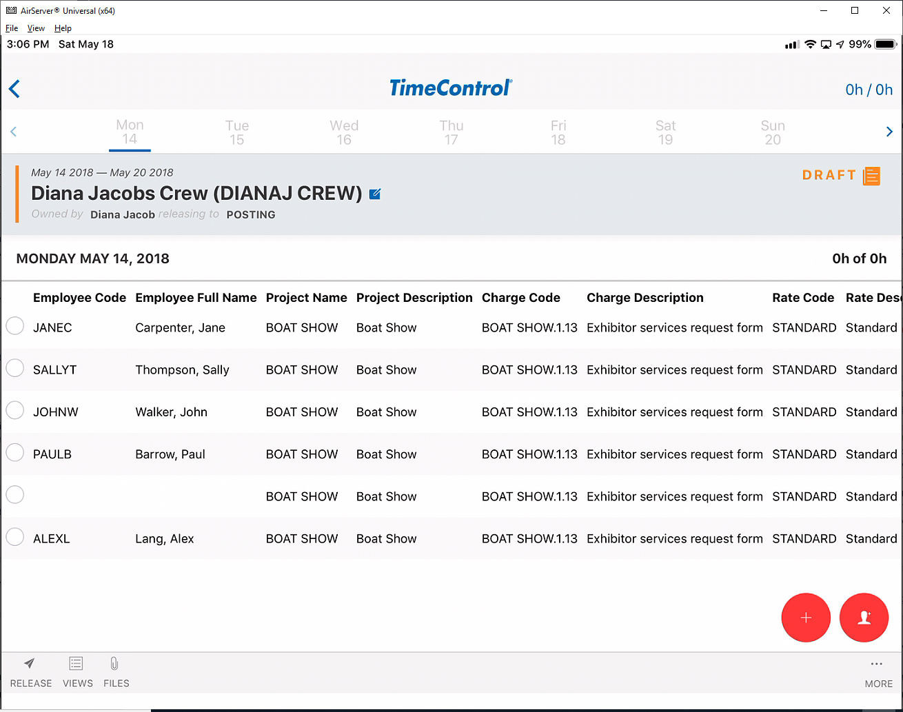 sample crew timesheet template