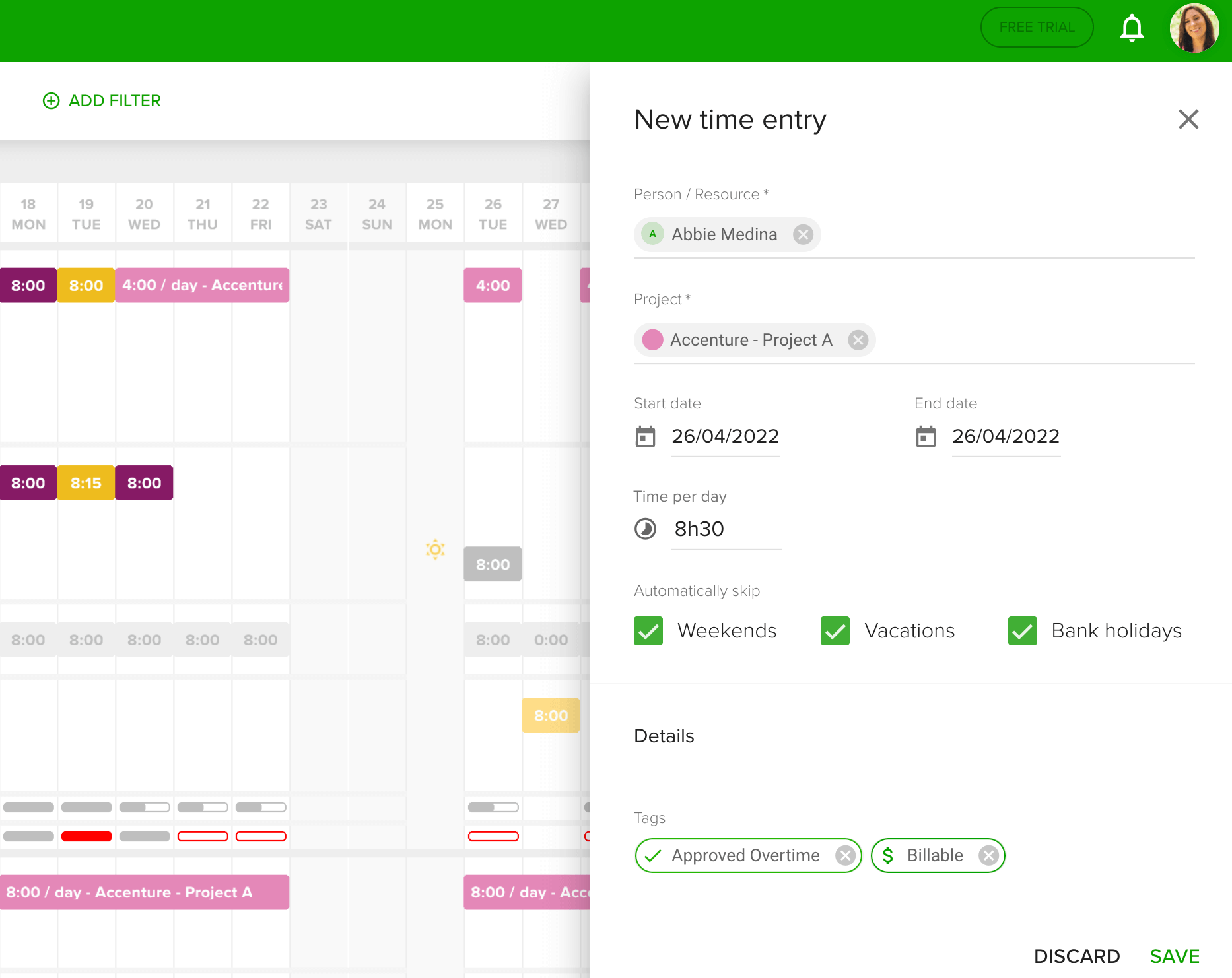 sample project management timesheet template