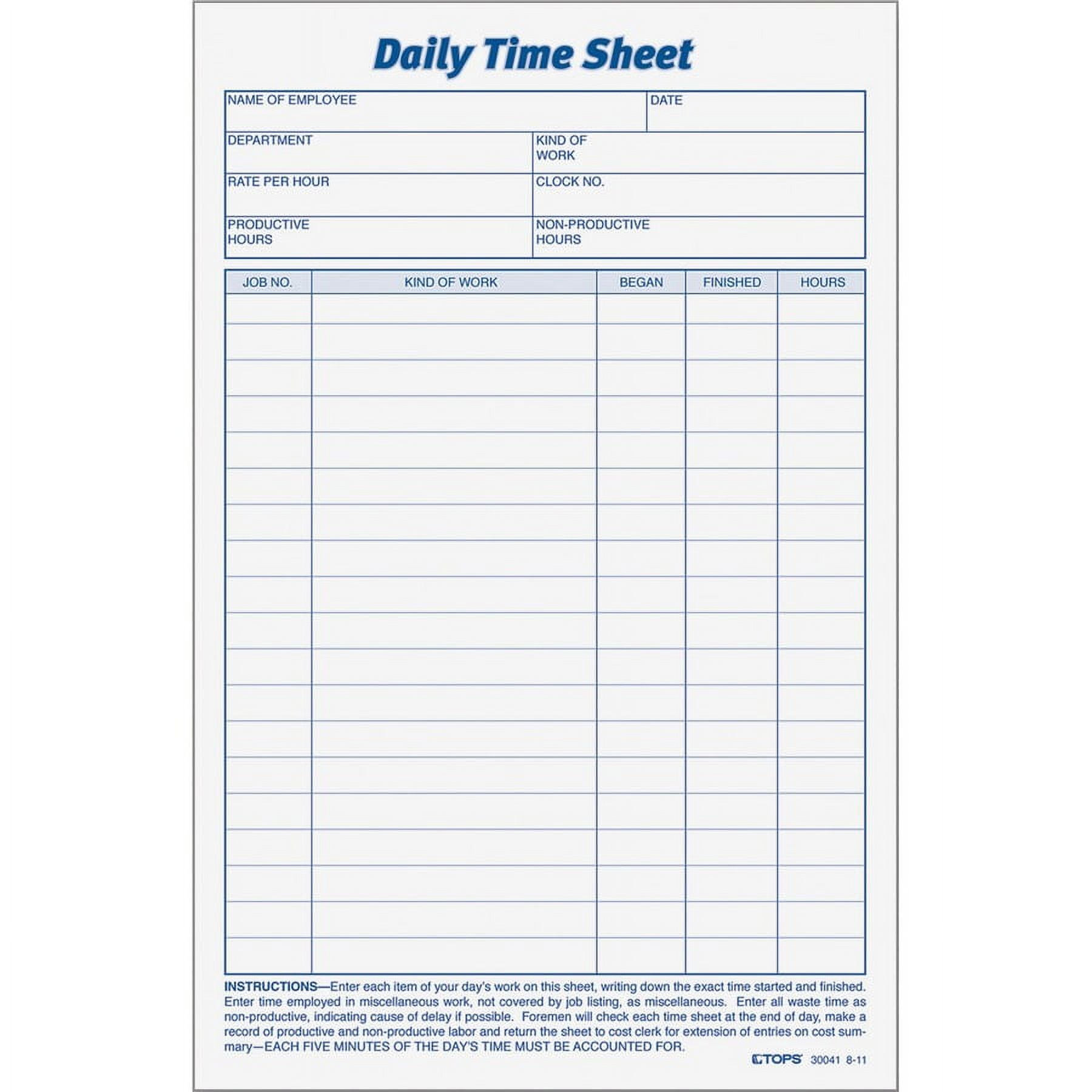 sample security timesheet template