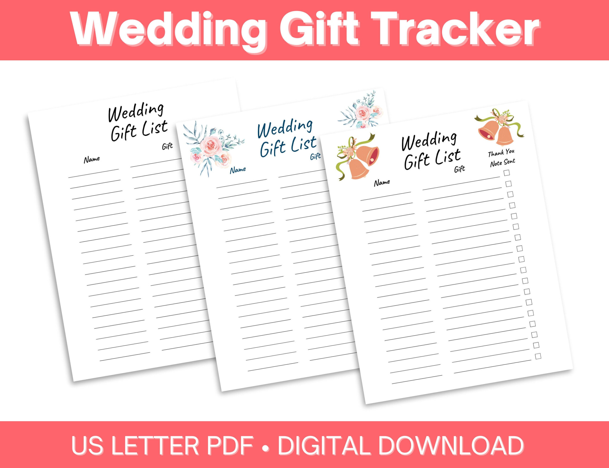 sample Wedding Gift List Template