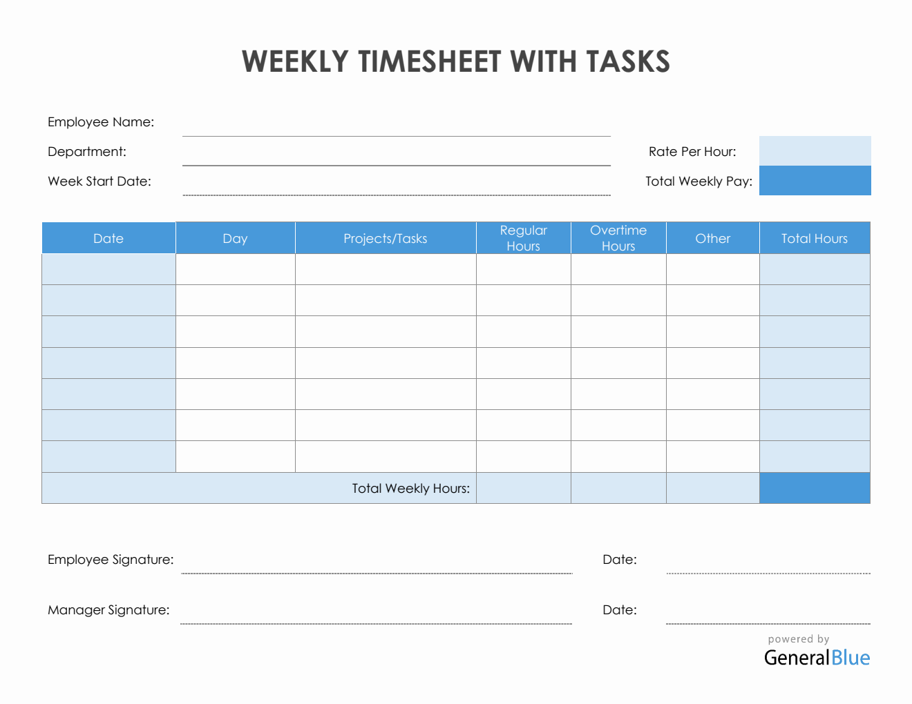 sample job timesheet template